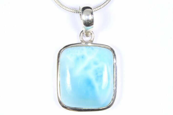 Stunning Larimar Pendant (Necklace) - Sterling Silver #382318